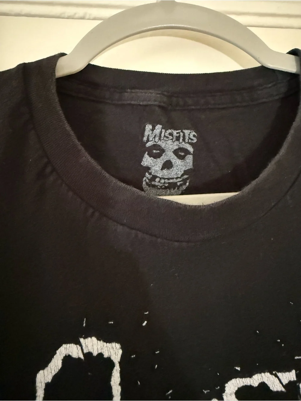Misfits Black Graphic Band Tee Size Large